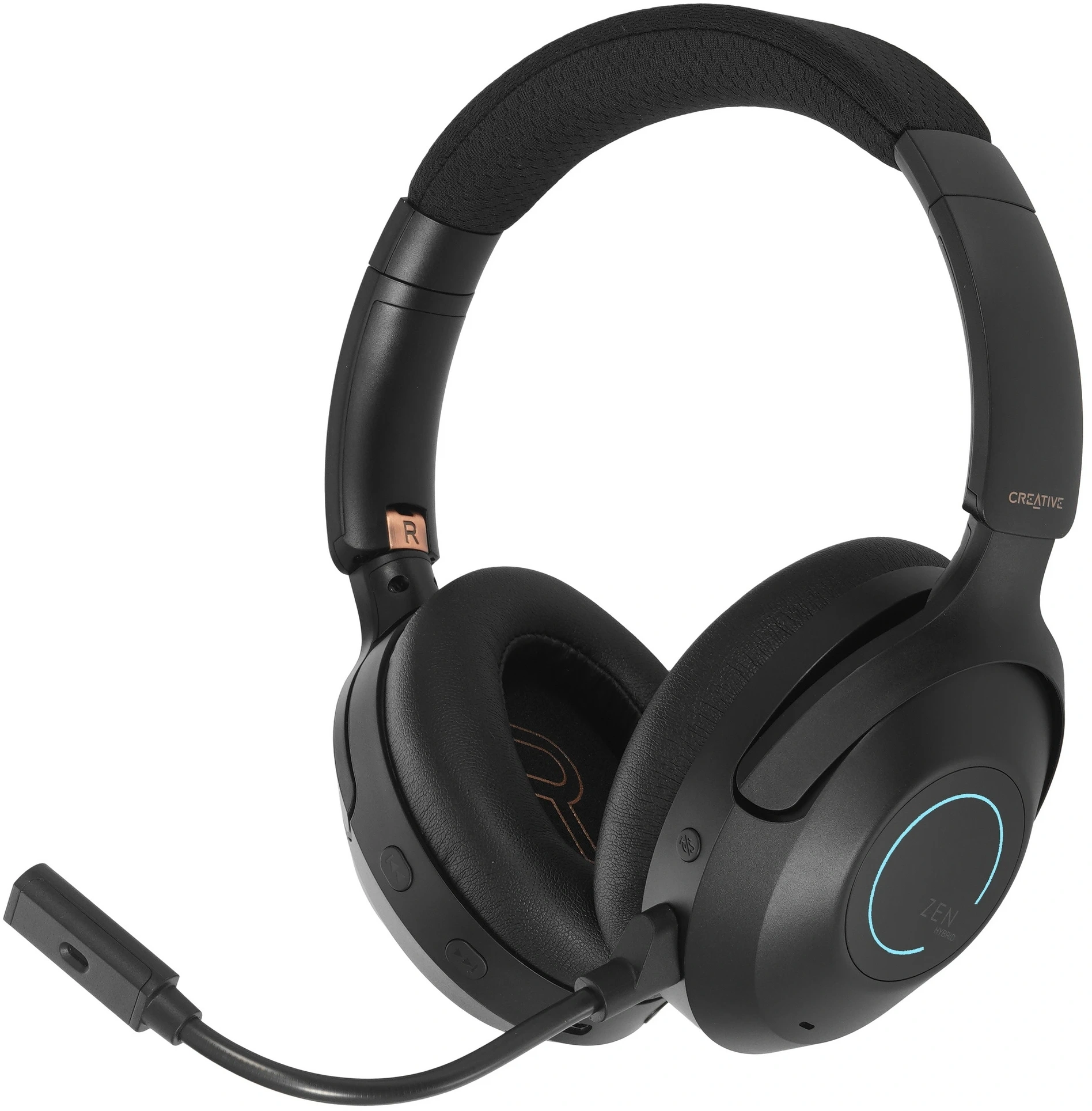 Гарнитура мониторные Creative Zen Hybrid Pro CLASSIC 1.2м черный беспроводные bluetooth оголовье (51EF1040AA001)