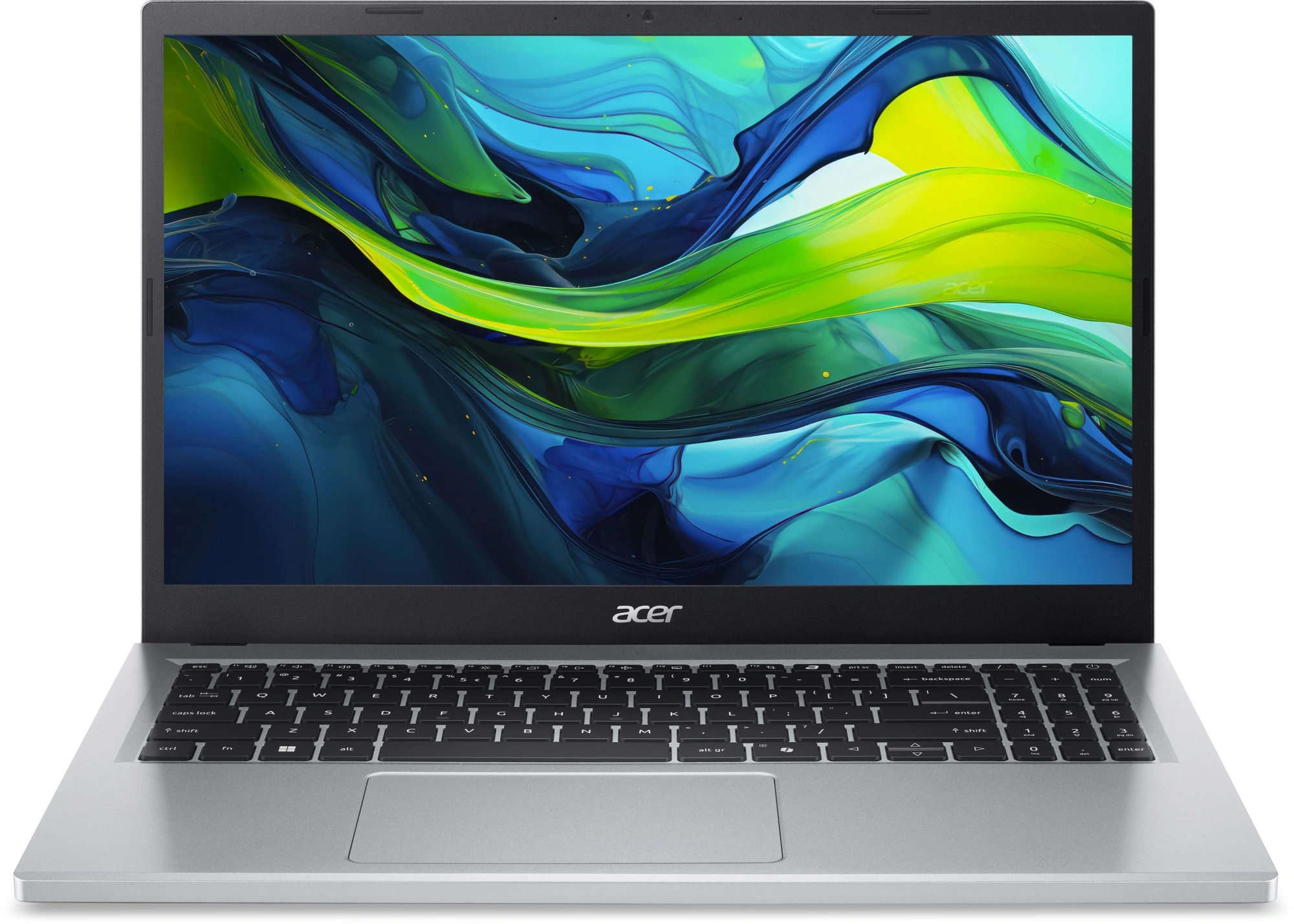 Ноутбук Acer Aspire Go AG15-31P-38DT Core i3 N305 8Gb SSD256Gb Intel UHD Graphics 15.6" TN FHD (1920x1080) без ОС silver WiFi BT Cam (NX.KX5CD.008)