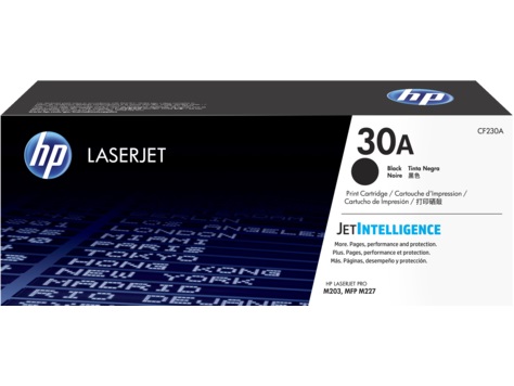 Картридж лазерный HP 30A CF230A черный бар.в компл. (1600стр.) для HP LJ Pro M203/M227