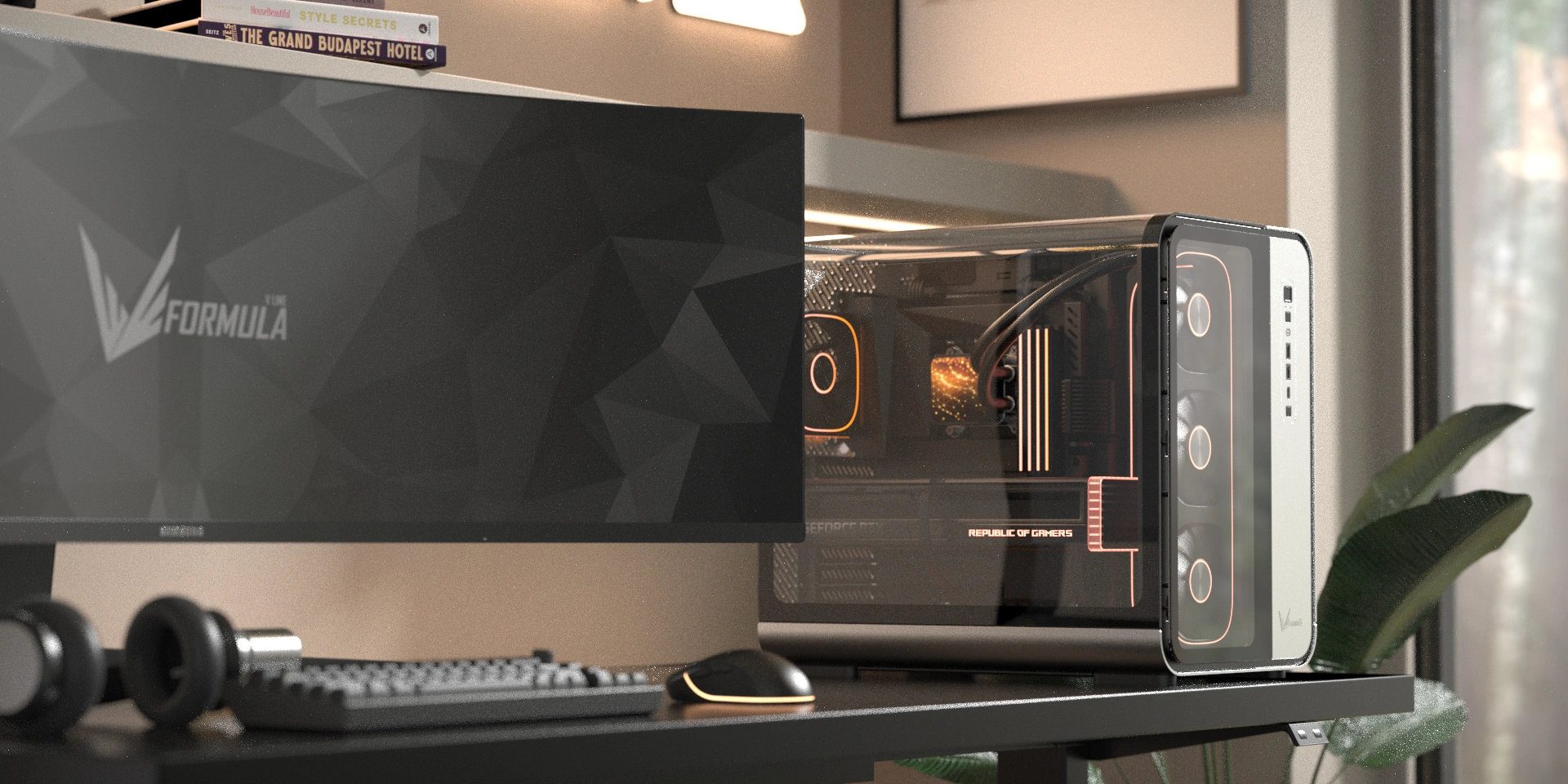 Вентилятор для корпуса Formula Air Fusion 3 ARGB 360х120x28 белый 4-pin 37.93дБ (AIR FUSION 3 WH) Ret