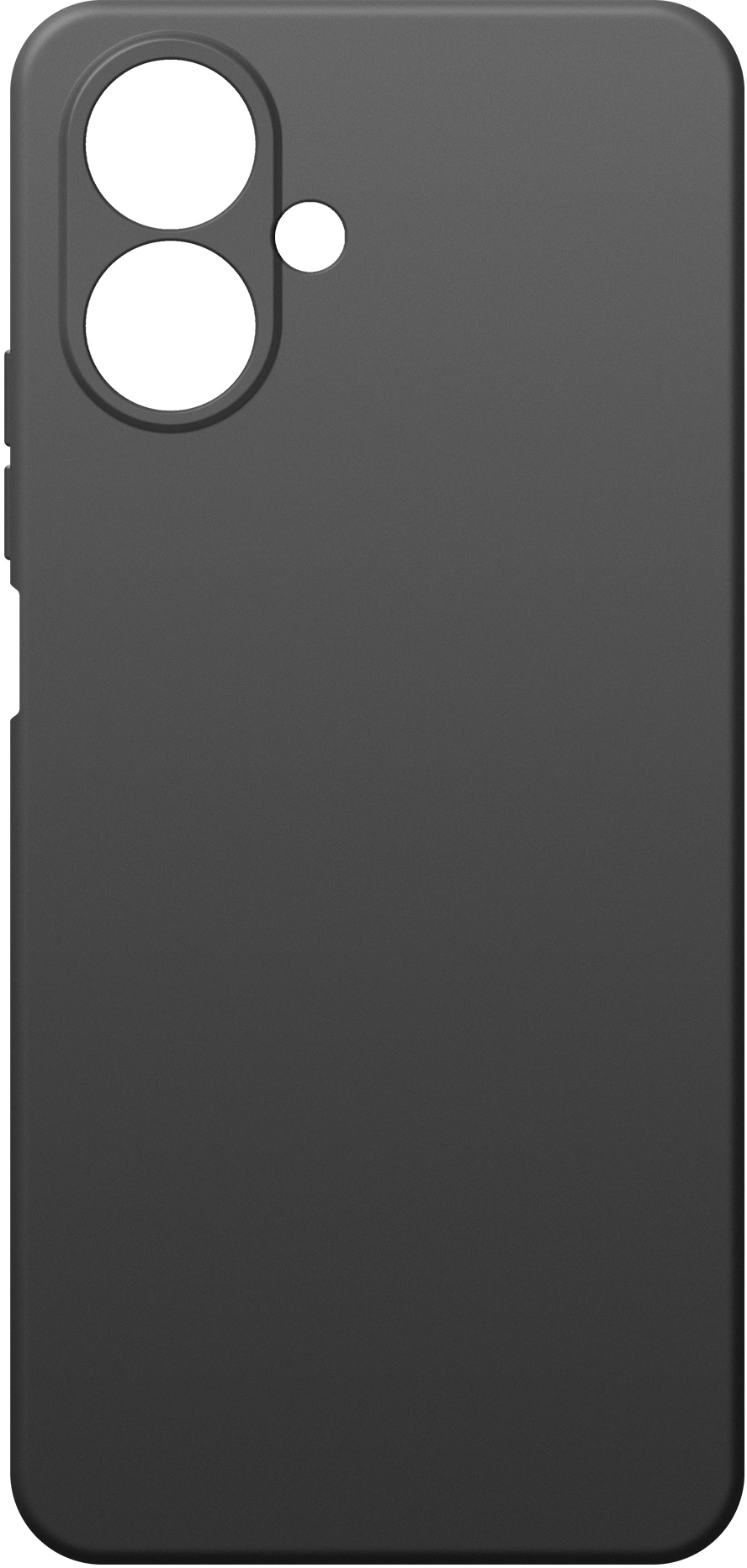 Чехол (клип-кейс) BoraSCO для Tecno Spark Go 2 Silicone Case черный (75391)