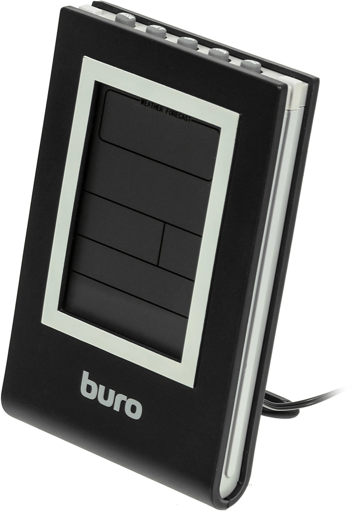 Погодная станция Buro H117AB серебристый/черный