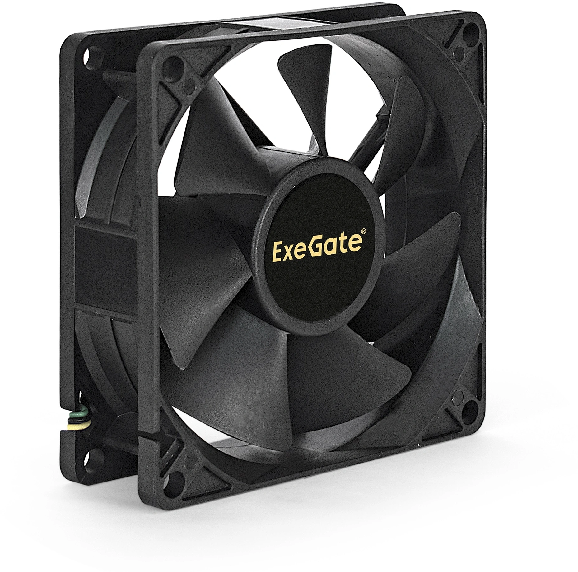 Вентилятор для корпуса Exegate EX283378RUS 80х80x25 черный 4-pin 23дБ OEM