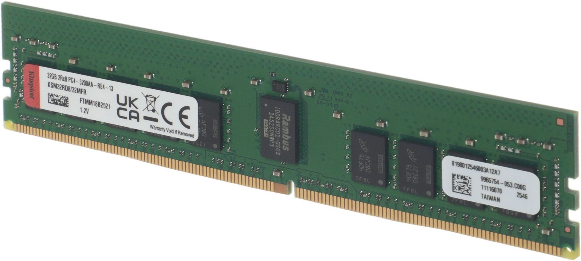 Память DDR4 Kingston KSM32RD8/32MFR 32Gb DIMM ECC Reg PC4-25600 CL22 3200MHz