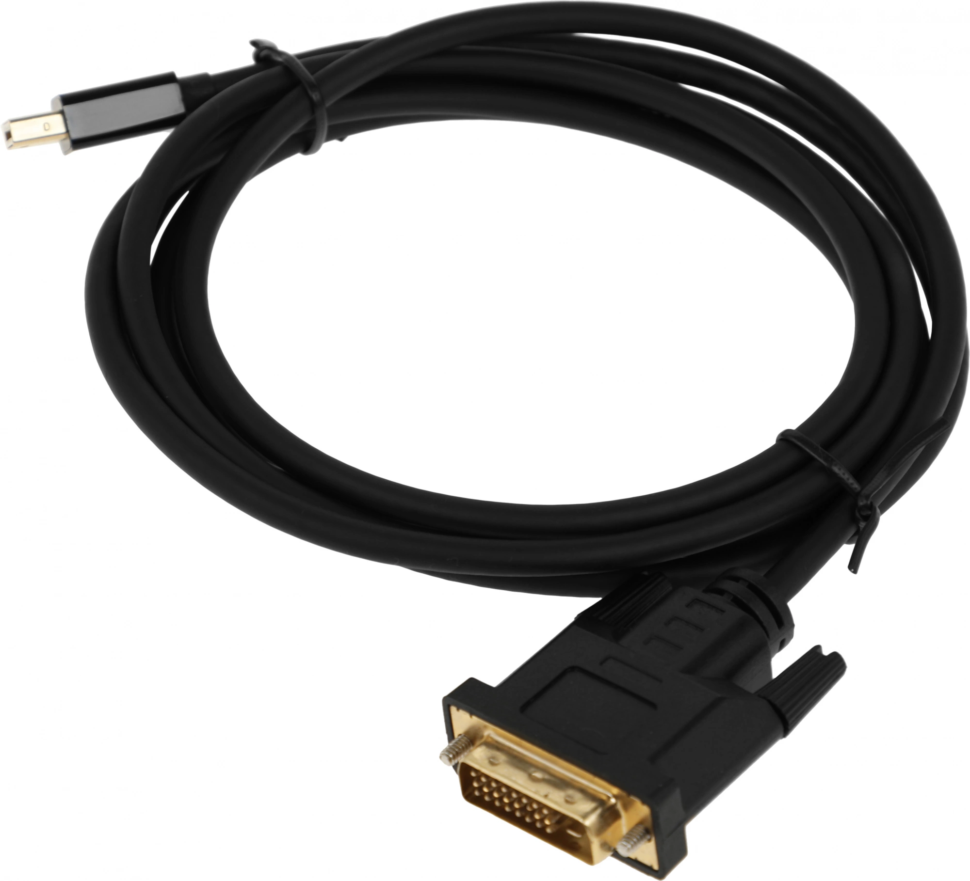Кабель аудио-видео Buro 1.1v miniDisplayport (m)/DVI-D (Dual Link) (m) 2м. позолоч.конт. черный (BHP MDPP-DVI-2)