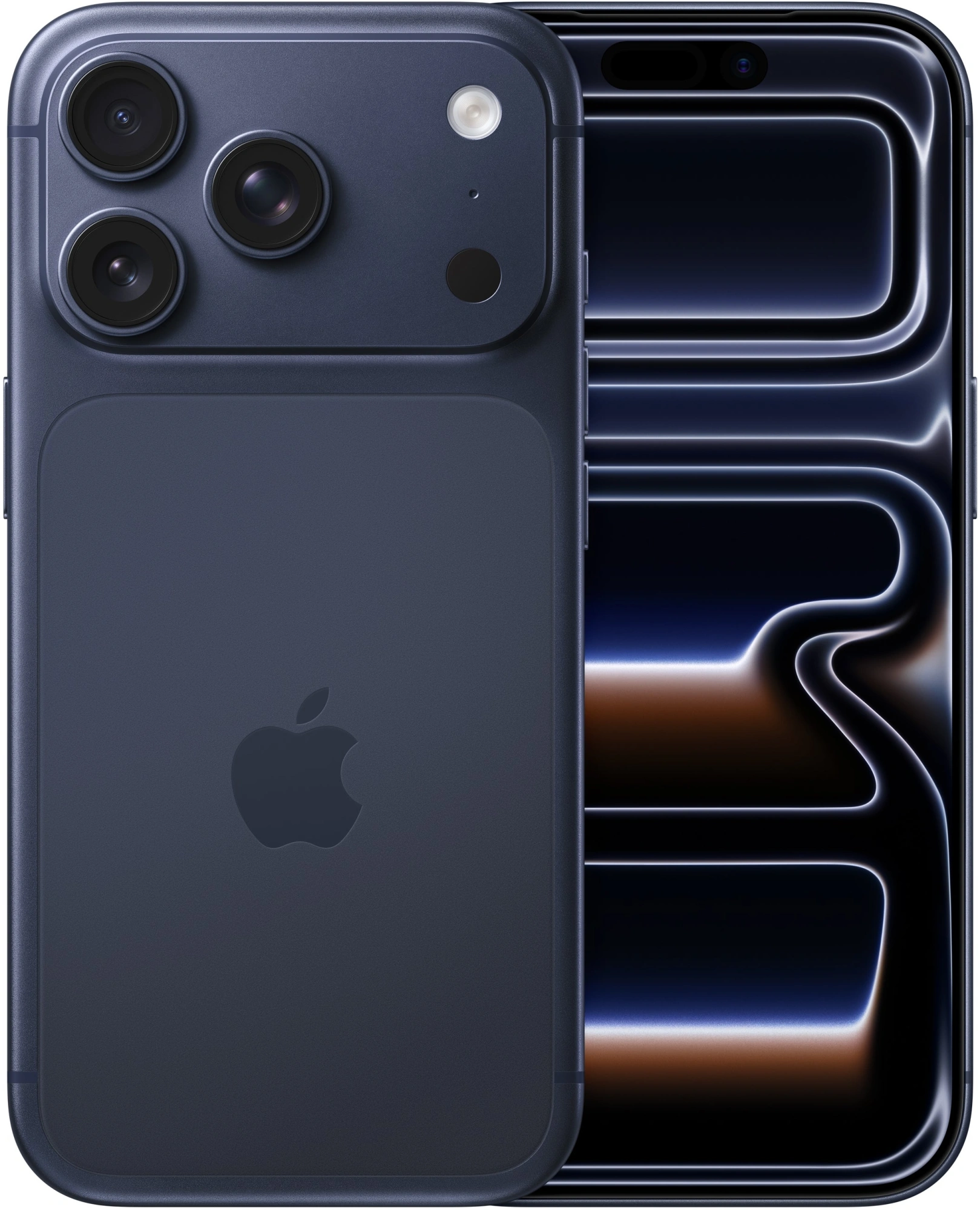 Смартфон Apple A3523 iPhone 17 Pro 256Gb темно-синий моноблок 3G 4G 1Sim 6.3" 1206x2622 iOS 26 48Mpix 802.11 a/b/g/n/ac/ax/be NFC GPS Protect