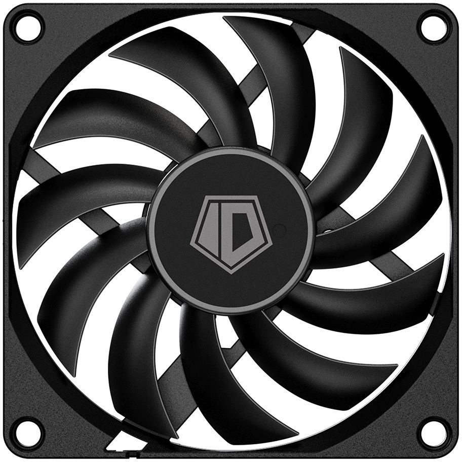 Вентилятор для корпуса ID-Cooling NO-8010-PWM 80х80x10 черный 4-pin 27.8дБ Ret