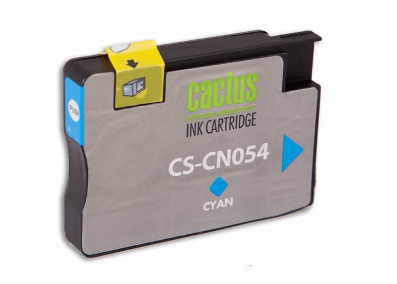 Картридж струйный Cactus CS-CN054 №933XL голубой (14мл) для HP DJ 6600 с чипом