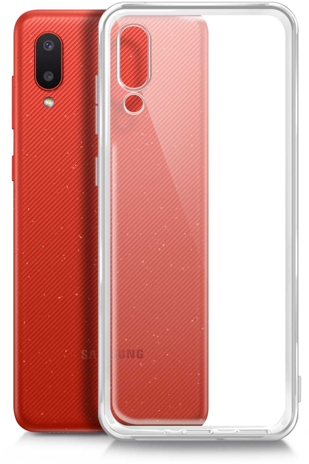 Чехол (клип-кейс) BoraSCO для Samsung Galaxy A02 Silicone Case прозрачный (39905)