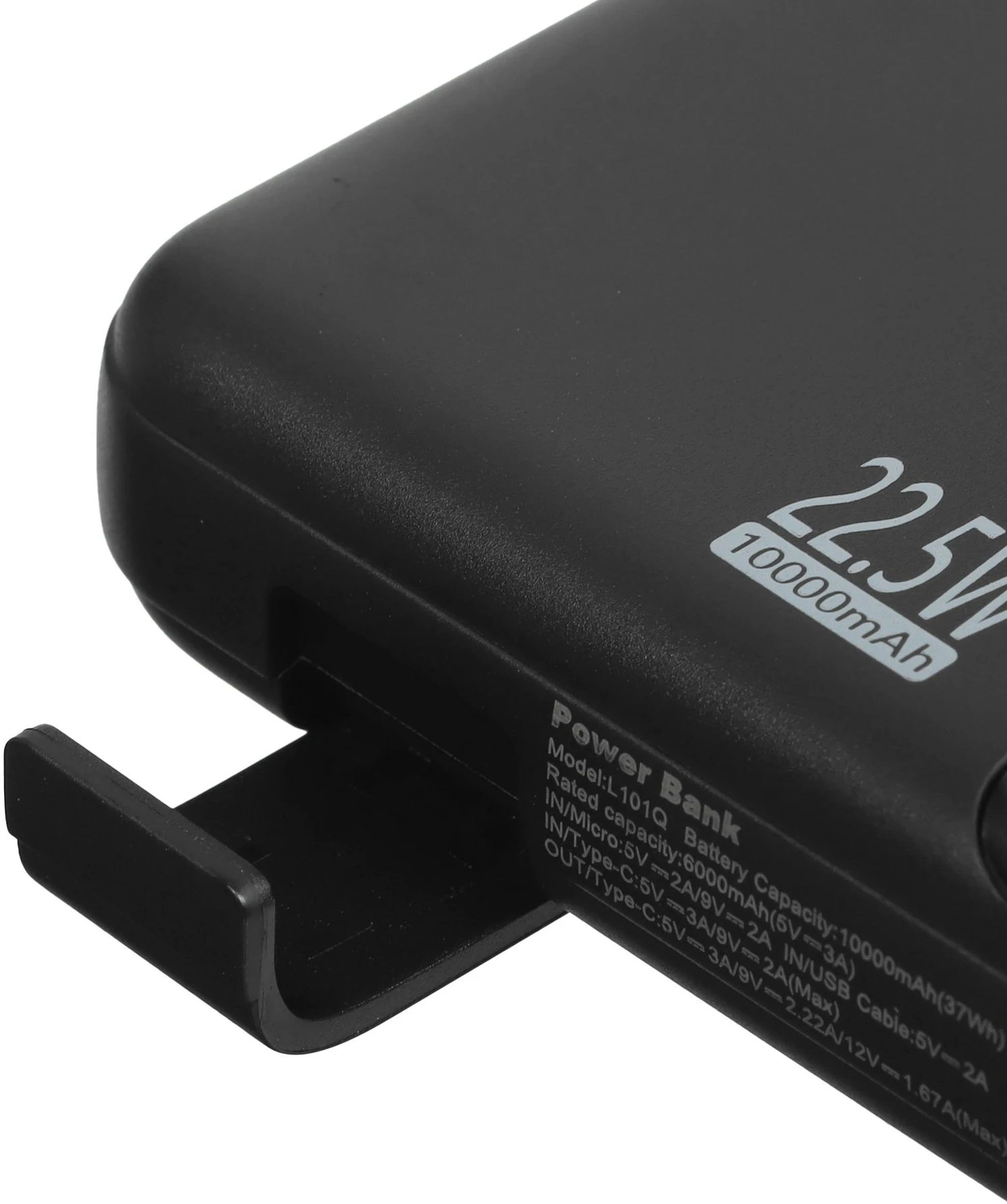 Мобильный аккумулятор Tecno OnGO L101Q 10000mAh QC3.0/PD3.0 22.5W 3A 2xUSB-A/USB-C черный