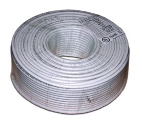 Кабель коаксиальный Lanmaster TWT-RG6U-CS48/1-WH RG-6/U FTP 75Om PVC внутренний 100м белый