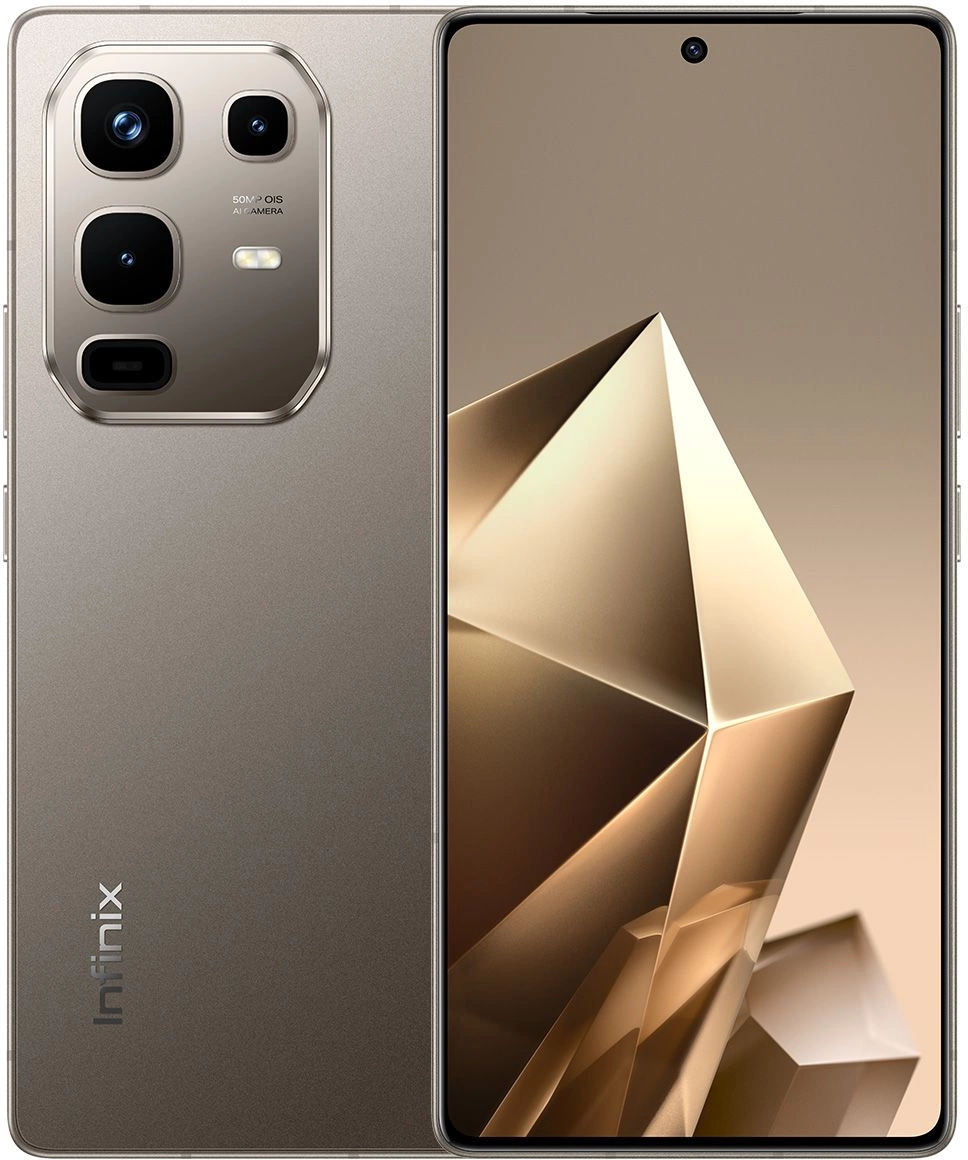 Смартфон Infinix X6858 Note 50 256Gb 8Gb серый титан моноблок 3G 4G 2Sim 6.78" 1080x2436 Android 15 50Mpix 802.11 a/b/g/n/ac NFC GPS GSM900/1800 GSM1900 Protect FM