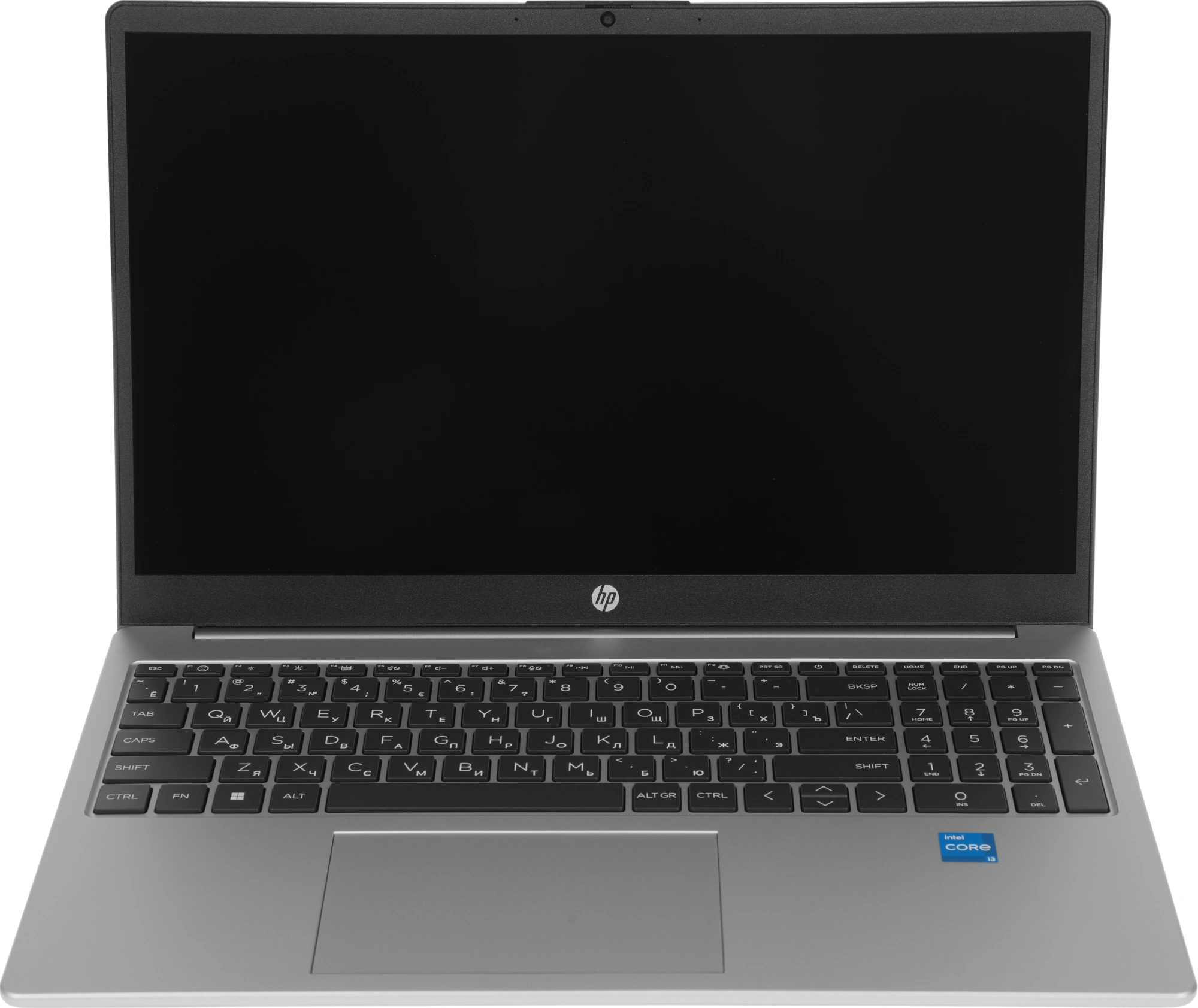 Ноутбук HP 250 G10 Core i5 1335U 16Gb SSD512Gb Intel Iris Xe graphics 15.6" IPS FHD (1920x1080) FreeDOS dk.silver WiFi BT Cam (AK9X1AT)