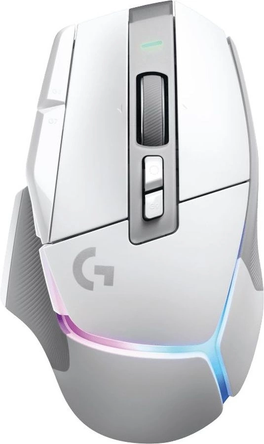Мышь Logitech G502 X Plus белый оптическая 25600dpi беспров. USB 13but (910-006173)