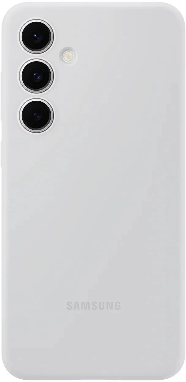 Чехол (клип-кейс) Samsung для Samsung Galaxy S24 FE Silicone Case S24FE серый (EF-PS721CJEGRU)