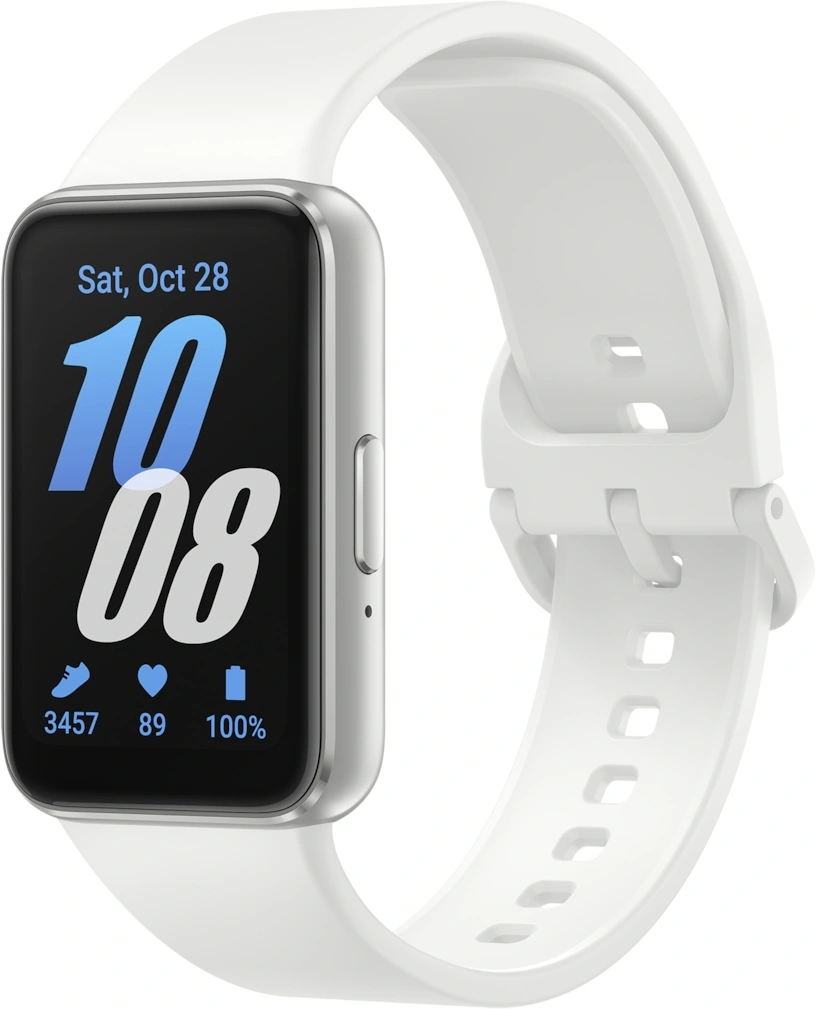 Смарт-часы Samsung Galaxy Fit 3 SM-R390 1.6" AMOLED корп.серебристый рем.серебристый разм.брасл.:M/L (SM-R390NZSAMEA)