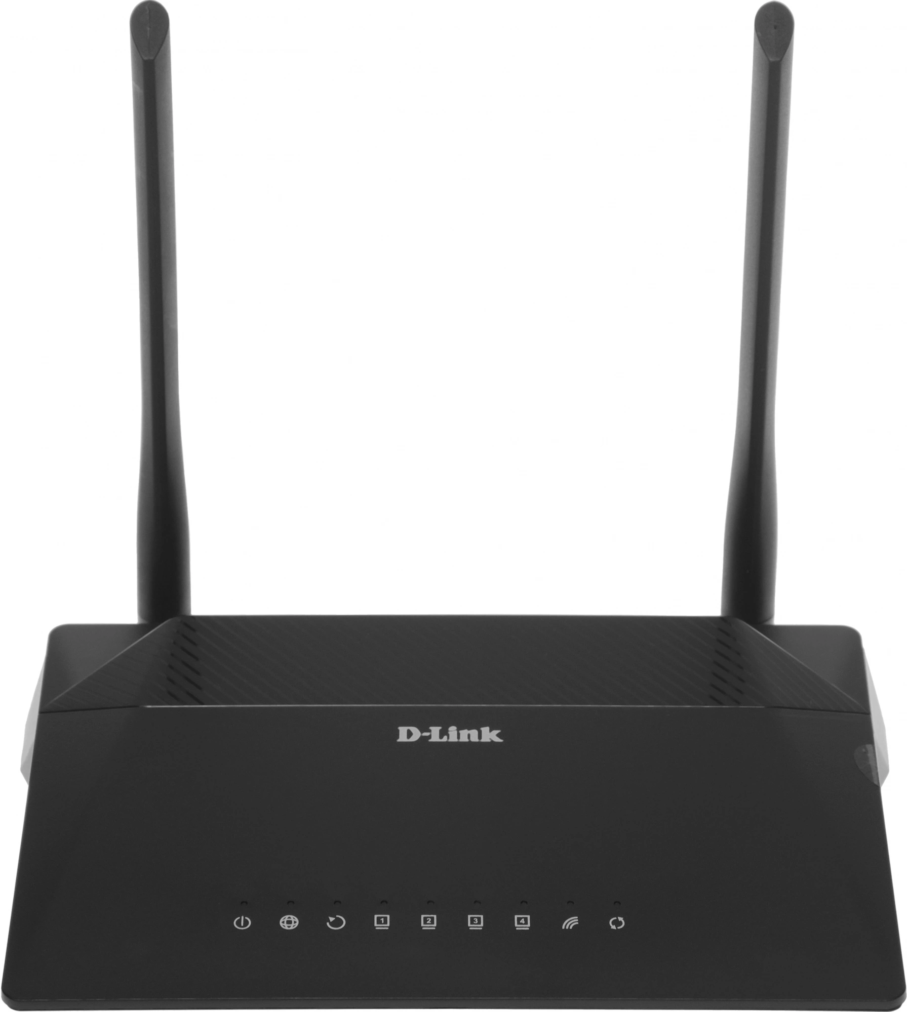 Роутер беспроводной D-Link DSL-224 N300 10/100BASE-TX черный