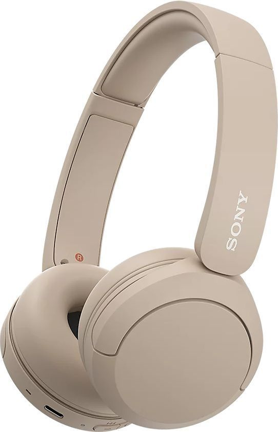 Гарнитура накладные Sony WH-CH520 бежевый беспроводные bluetooth оголовье (WH-CH520/C)