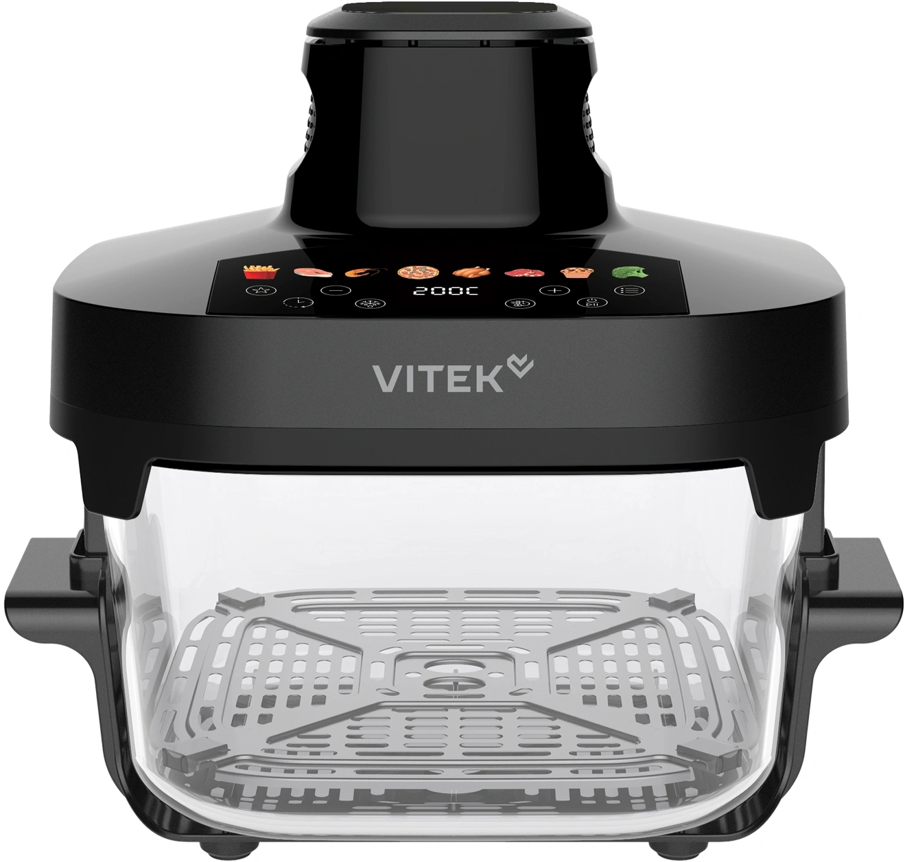 Аэрогриль Vitek AF8800 10л 1500Вт серый/черный