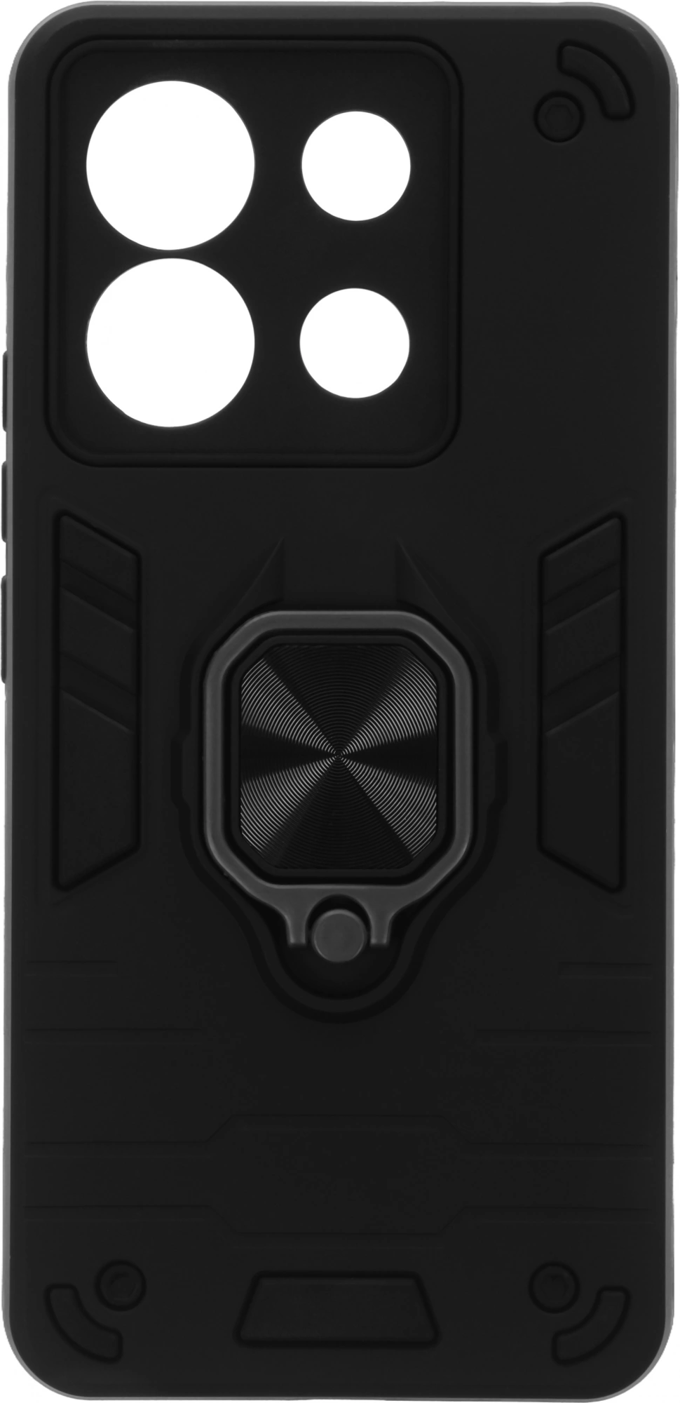 Чехол (клип-кейс) BoraSCO для Xiaomi Redmi Note 13 Pro 5G /Poco X6 5G Anti-Shok Case черный (52515)