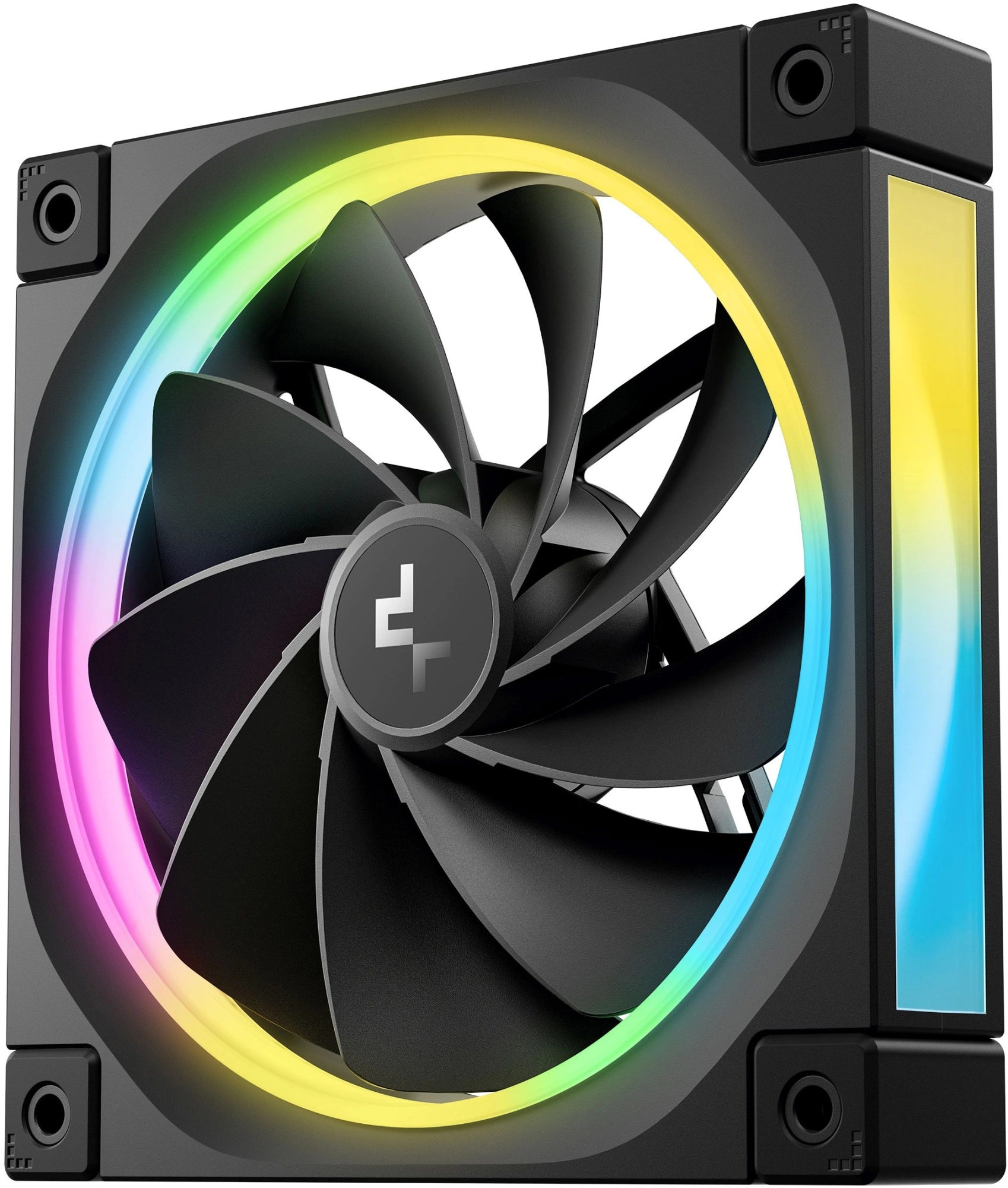 Вентилятор для корпуса Deepcool FL12R Reverse ARGB 120х120x25 черный 4-pin 33.9дБ (R-FL12R-BKAPN1-G) Ret