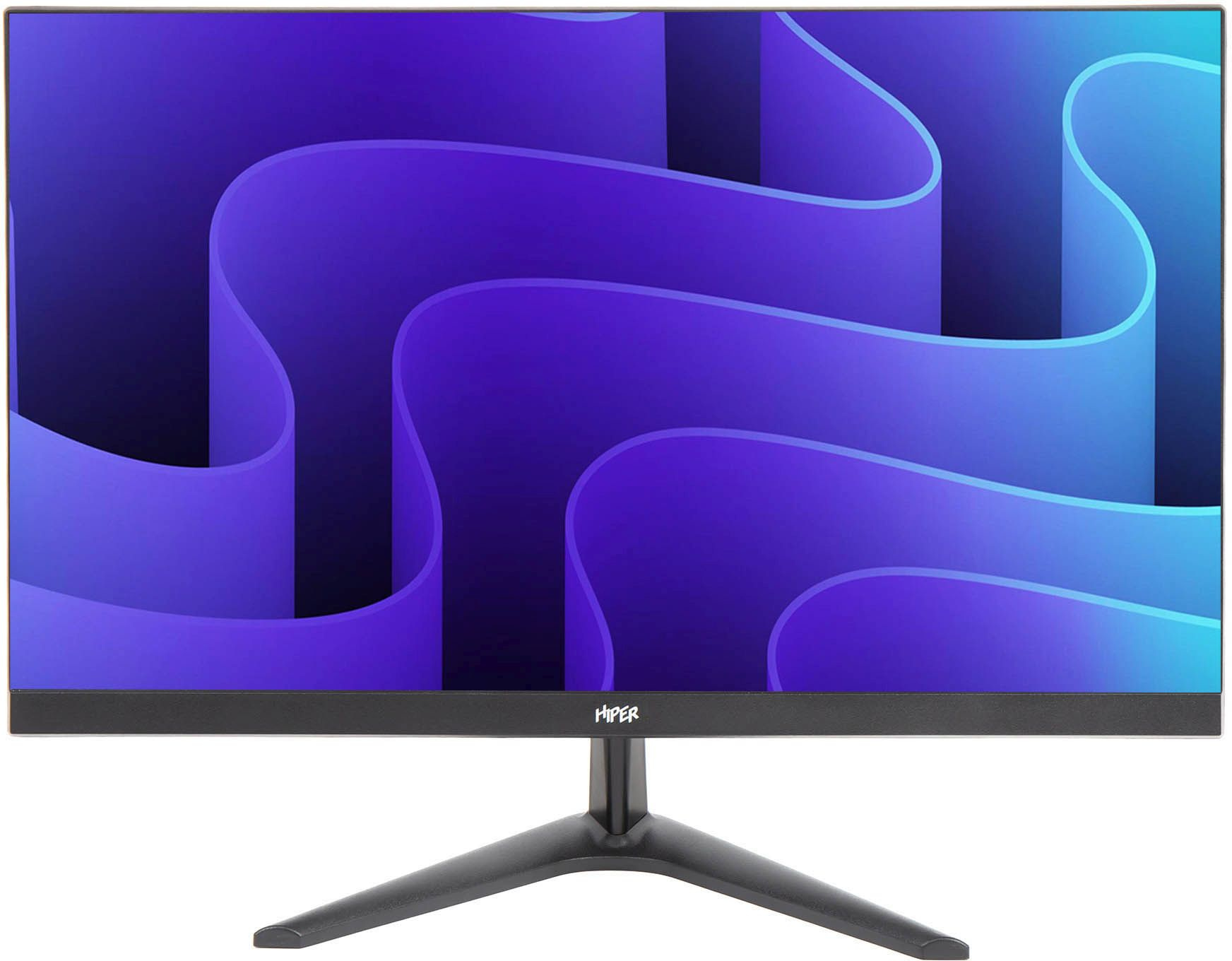 Монитор Hiper 23.8" EasyView FH2401 черный IPS LED 16:9 HDMI M/M матовая 250cd 178гр/178гр 1920x1080 75Hz FreeSync VGA FHD 2.75кг