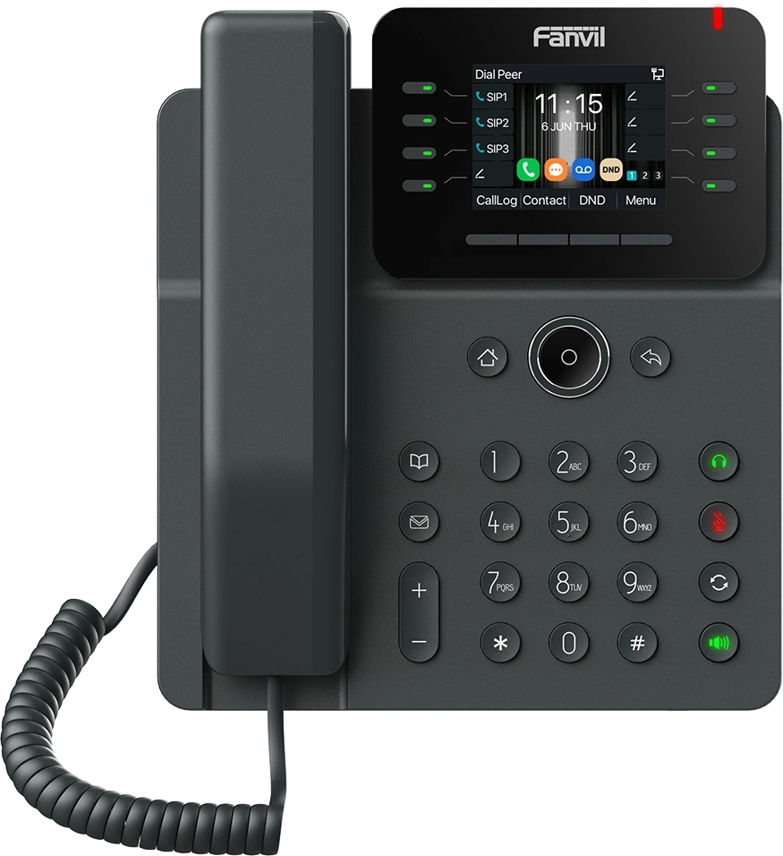 Телефон IP Fanvil V62W черный