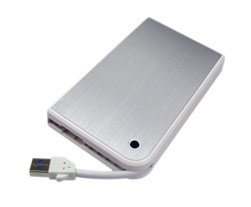 Внешний корпус для HDD/SSD AgeStar 3UB2A14 SATA II пластик/алюминий белый 2.5"