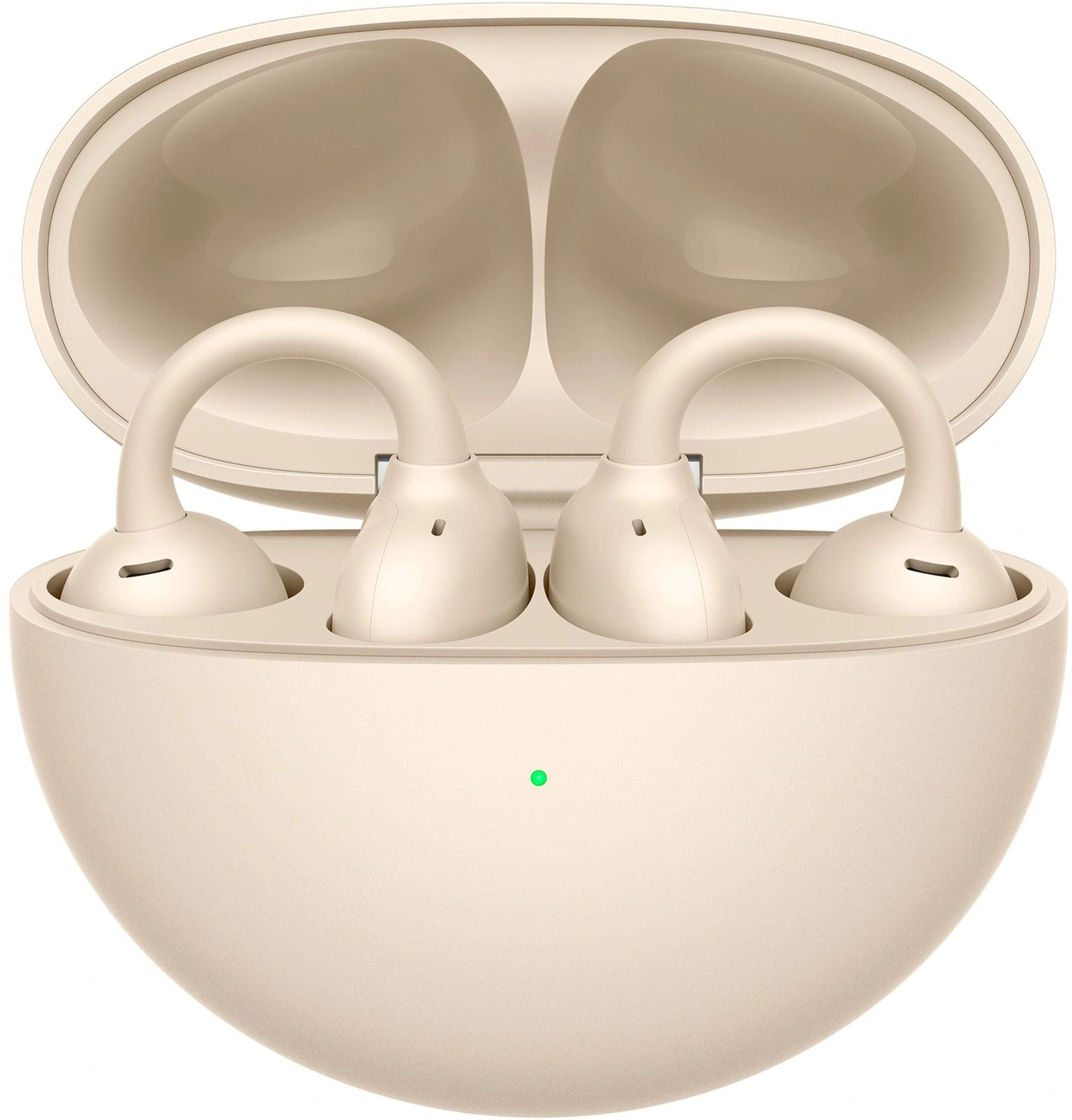 Гарнитура вкладыши Huawei FreeClip Dove-T00 бежевый беспроводные bluetooth клипса (55037342)