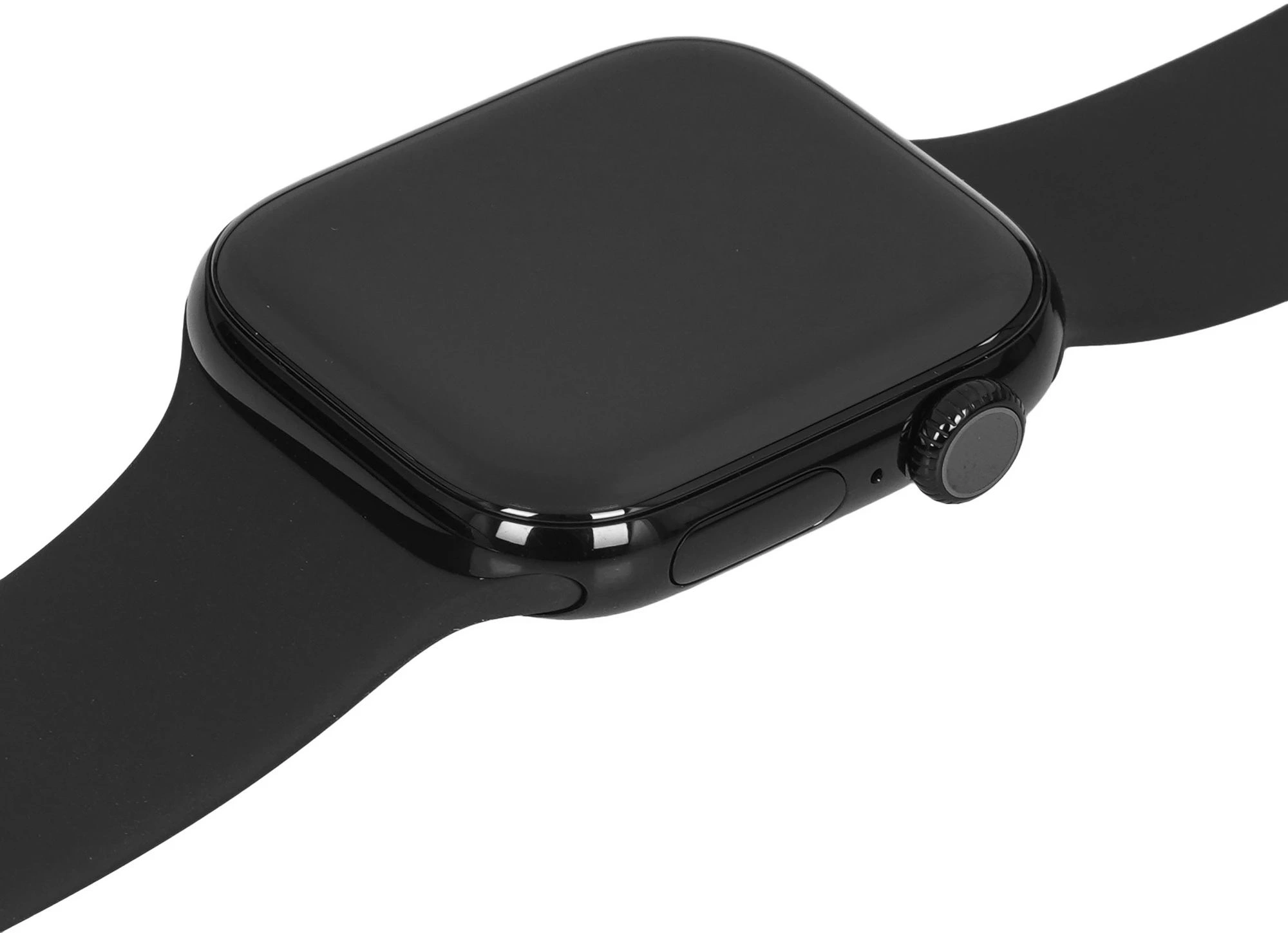 Смарт-часы Apple Watch Series 11 A3333 46мм OLED корп.черный Sport Band рем.черный разм.брасл.:S/M (MEUW4X/A)