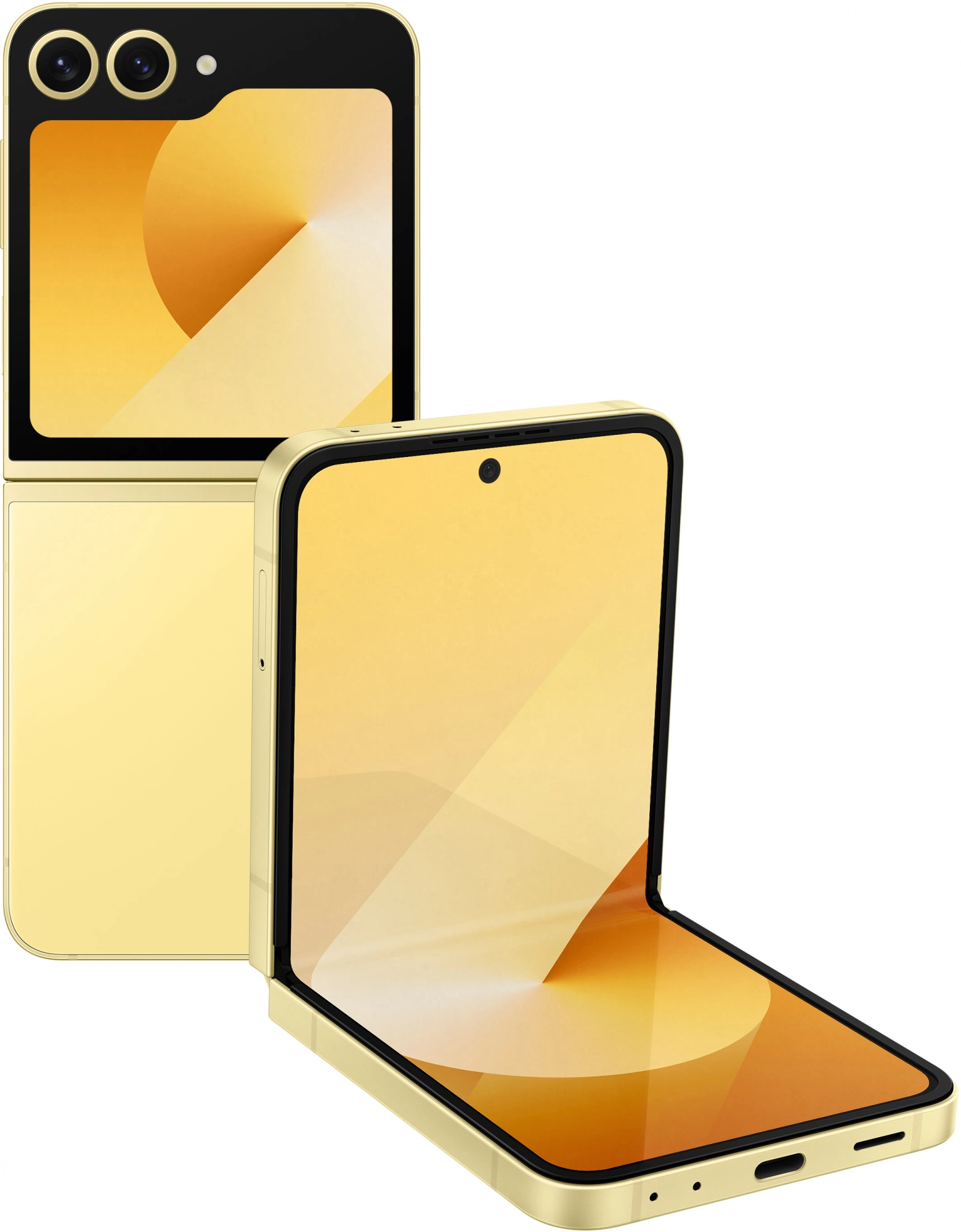 Смартфон Samsung SM-F741B Galaxy Z Flip 6 512Gb 12Gb желтый раскладной 3G 4G 1Sim 6.7" 1080x2640 Android 14 50Mpix 802.11 a/b/g/n/ac/ax NFC GPS GSM900/1800 GSM1900 Protect