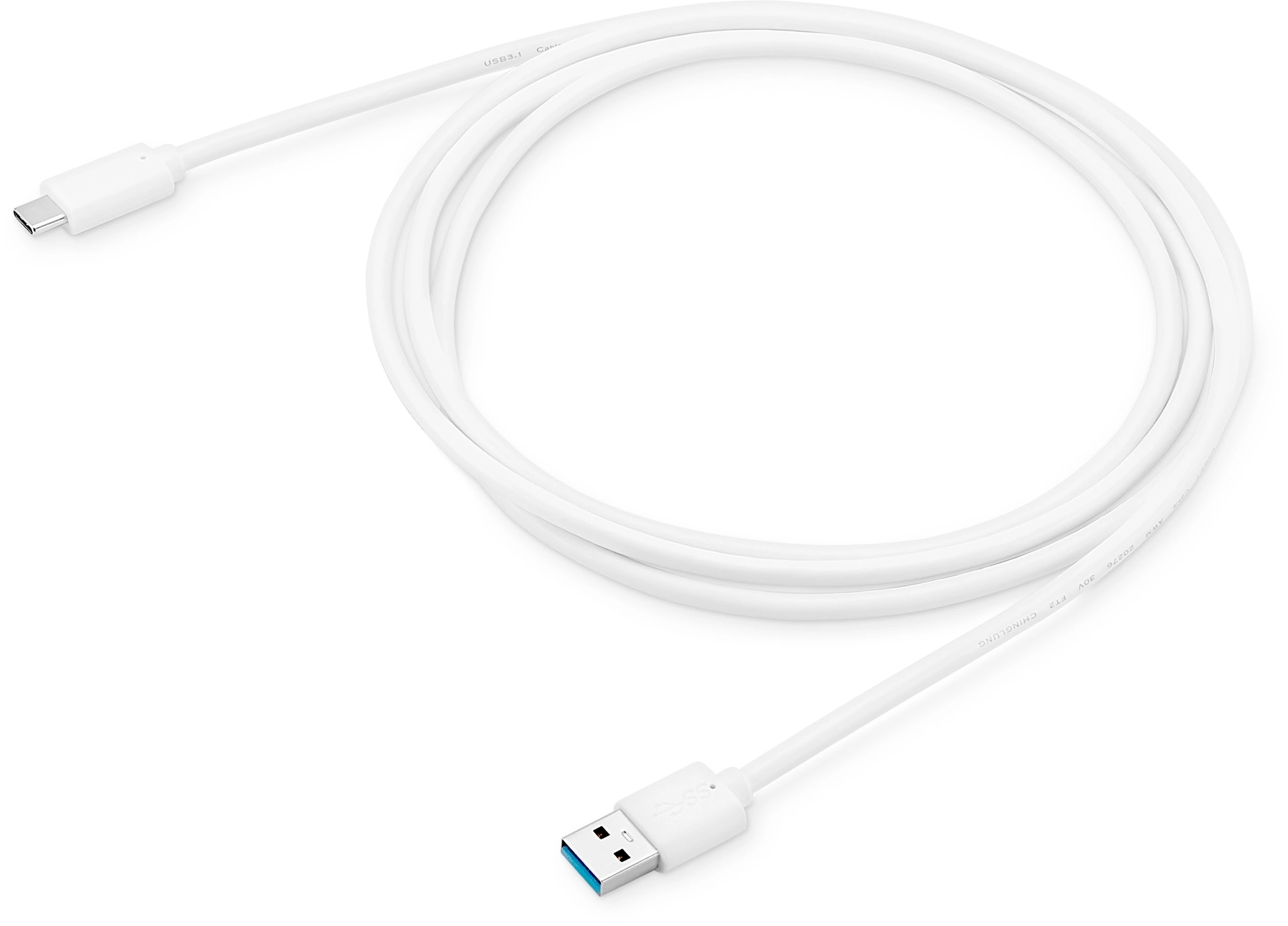 Кабель Buro BU-USB3.2-AC-1.8MW USB (m)-USB Type-C (m) 1.8м белый пакет