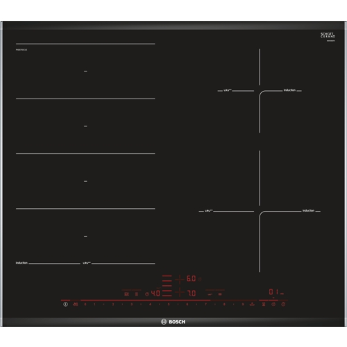 Индукционная варочная поверхность Bosch PXE675DC1E черный