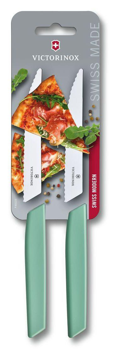 Набор ножей кухон. Victorinox Swiss Modern 6.9006.12W41B компл.:2предм. мятный блистер