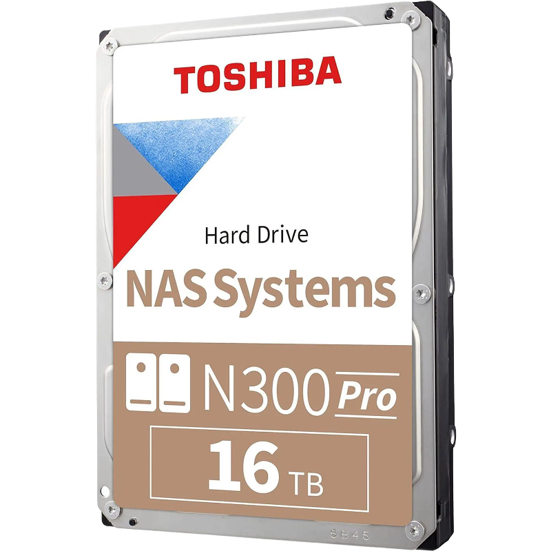 Toshiba N300 Pro NAS 16Tb (HDWG51GXZSTB)