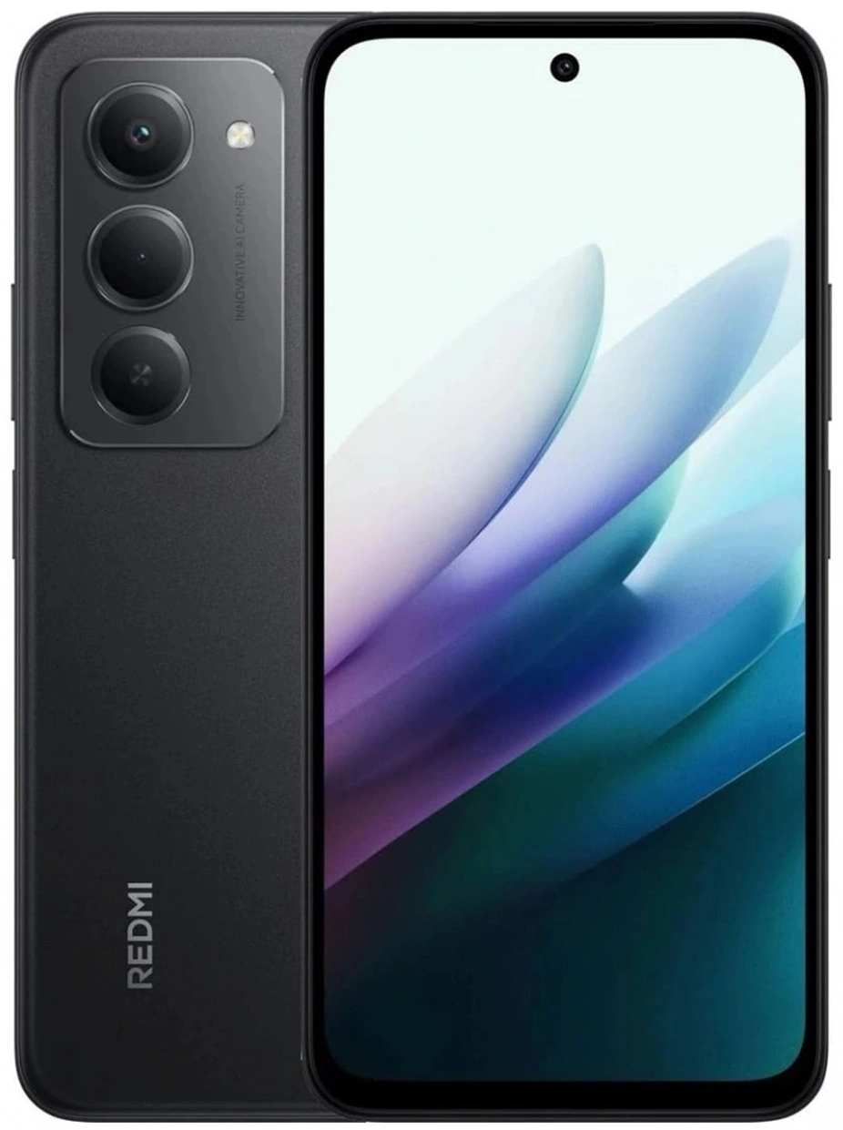 Смартфон Xiaomi Redmi 15 128Gb 6Gb полночный черный моноблок 3G 4G 2Sim 6.9" 1080x2340 Android 15 50Mpix 802.11 a/b/g/n/ac NFC GPS Protect FM microSD max2048Gb