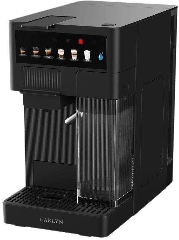 Кофеварка рожковая Garlyn Barista Compact 1350Вт черный
