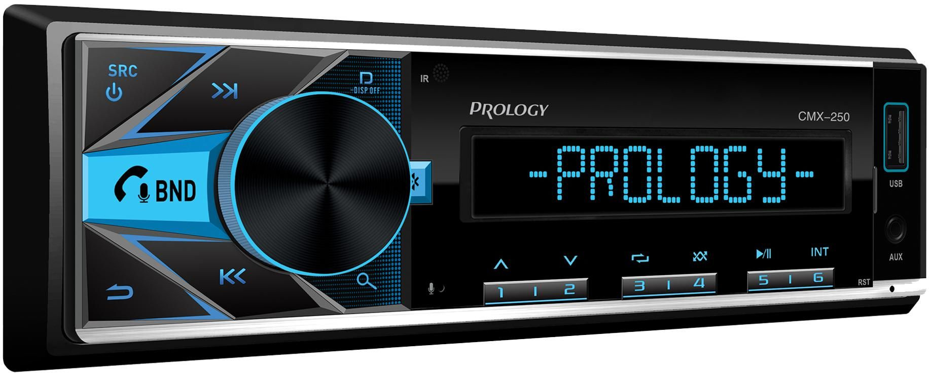 Автомагнитола Prology CMX-250 1DIN 4x55Вт v4.2 AUX (PRCMX250)