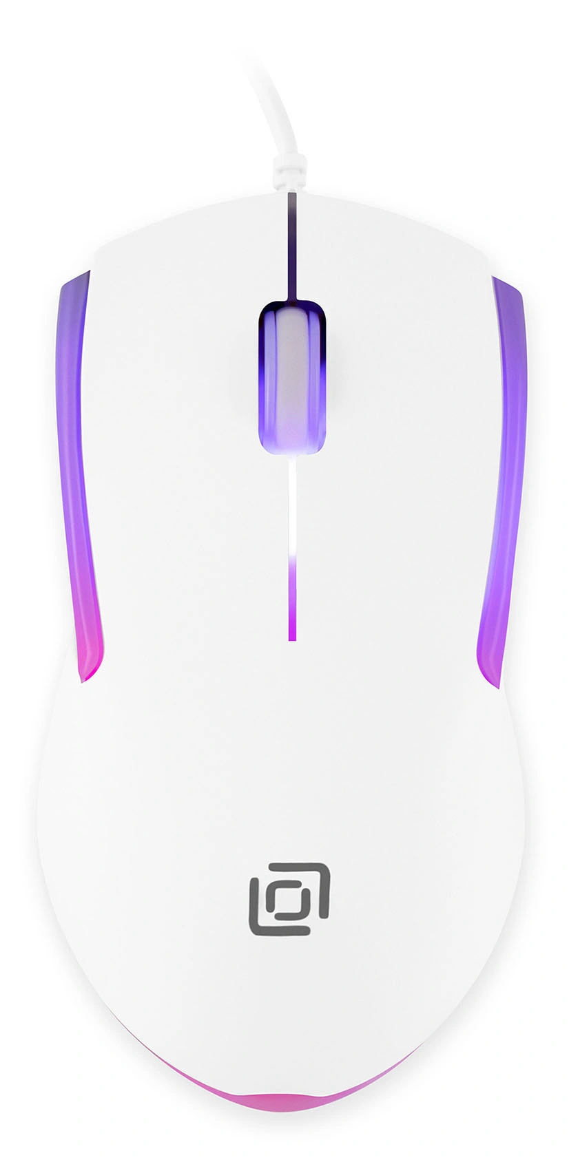 Мышь Оклик 245M белый оптическая 1000dpi USB 3but (471480)