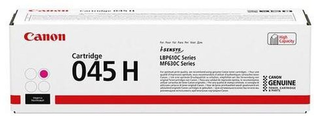 Картридж лазерный Canon 045HM 1244C002 пурпурный бар.в компл. (2200стр.) для Canon i-SENSYS MF630