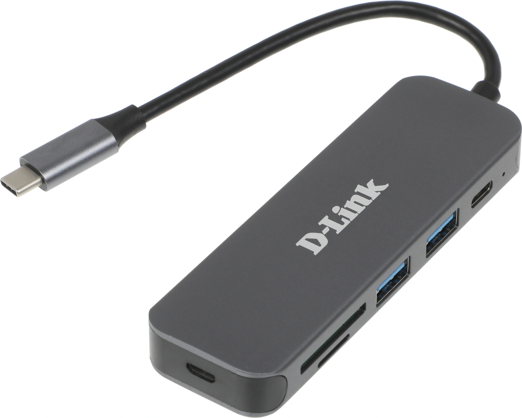 Разветвитель USB 2.0 D-Link DUB-2325 2порт. черный (DUB-2325/A1A)