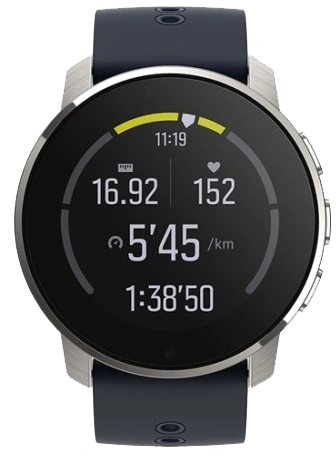 Смарт-часы Suunto 9 Peak 43мм 30" TFT корп.серый Sport Band рем.синий разм.брасл.:M/L (SS050520000)
