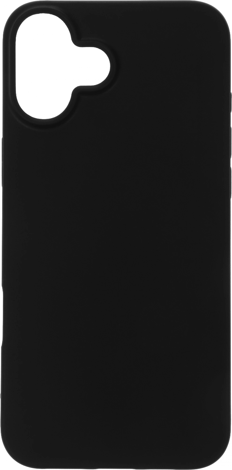 Чехол (клип-кейс) BoraSCO для Apple iPhone 16 Plus Silicone Case черный (73521)