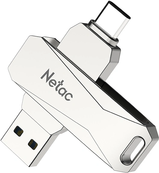 Флеш Диск Netac 128GB U782C NT03U782C-128G-32PN USB3.0 серебристый