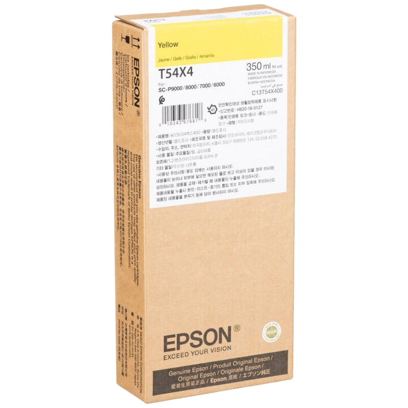 EPSON C13T54X400 YELLOW HDX/HD 350 ML