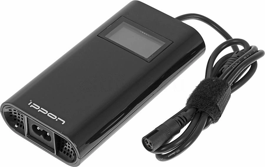 Блок питания Ippon D90U автоматический 90W 15V-19.5V 11-коннект. 4.5A 2.1A от бытовой электросети LСD индикатор