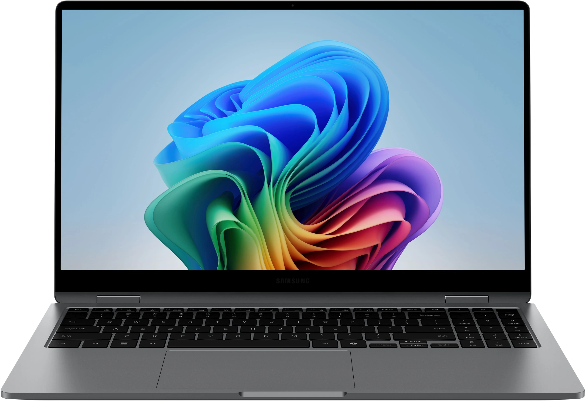 Ноутбук Samsung Galaxy Book 5 360 NP750 Core Ultra 7 256V 16Gb SSD1Tb Intel Arc 140V 15.6" AMOLED Touch FHD (1920x1080) Windows 11 Home grey WiFi BT Cam (NP750QHA-LG3IN)