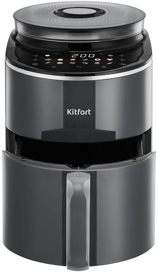 Аэрогриль Kitfort КТ-8155 4.5л 1500Вт серый