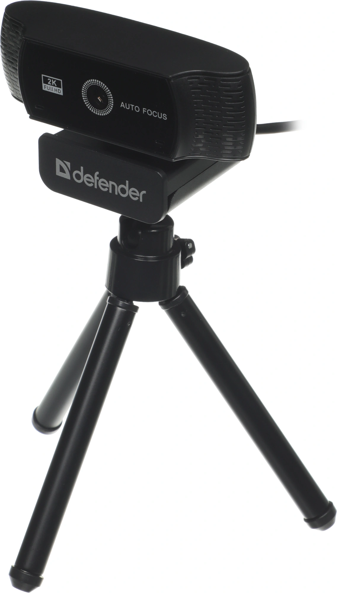 Камера Web Defender G-Lens 2590 черный 3.7Mpix (2160x1440) USB2.0 с микрофоном для ноутбука (63113)