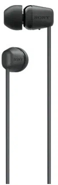 Гарнитура внутриканальные Sony WI-C100 черный беспроводные bluetooth шейный обод (WI-C100/BZ)